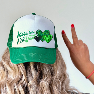 Kiss Me I'm Irish Trucker Hat