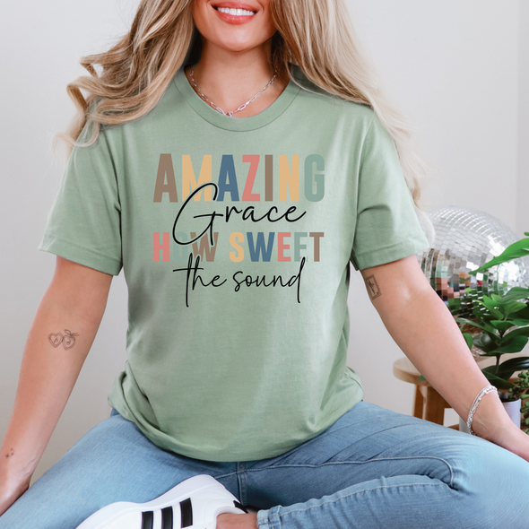 Amazing Grace How Sweet The Sound Graphic Tee