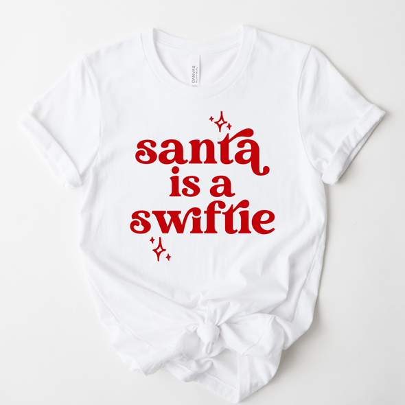 Santa Is A Swiftie Graphic Tee and Sweatshirt