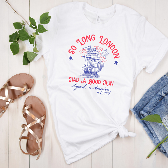 So Long London America Graphic Tee