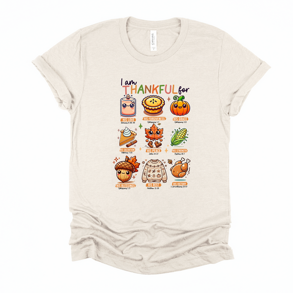 Fall I Am Thankful For Graphic Tee or Sweatshirt