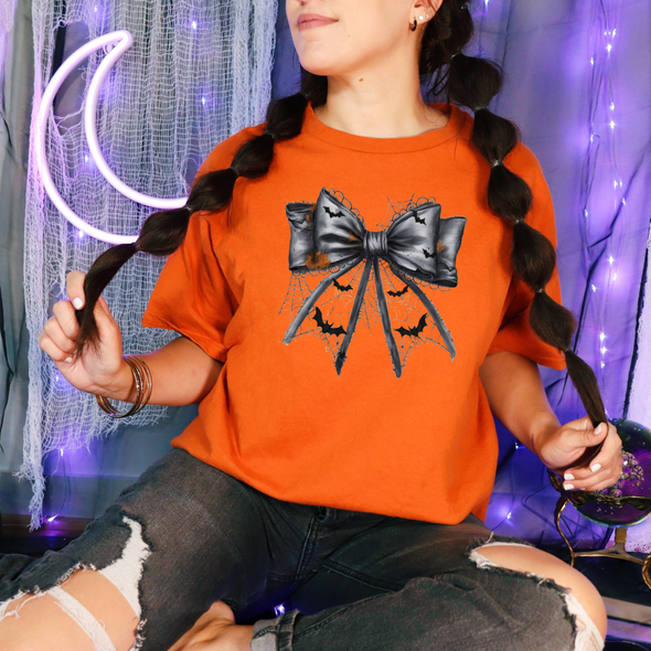 Bat Coquette Bow Graphic Tee