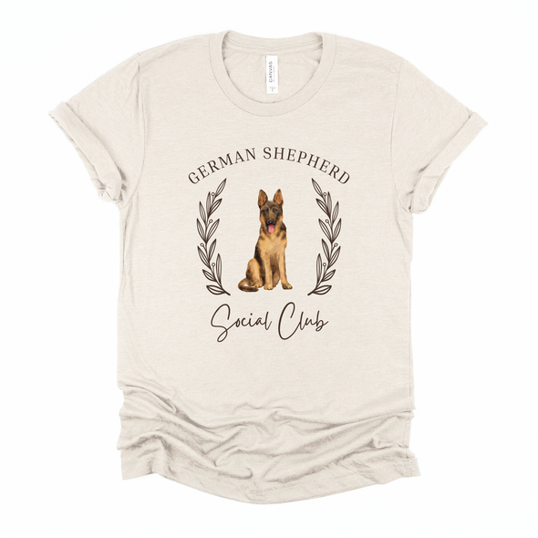 German Shepherd Social Club Graphic Tee