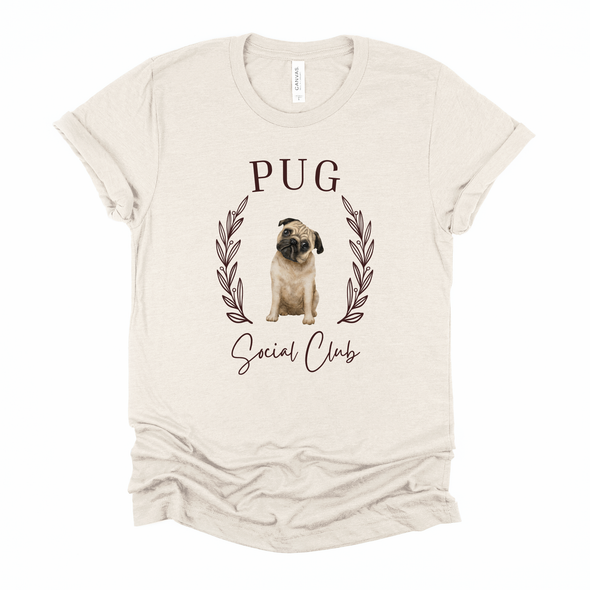 Pug Social Club Graphic Tee