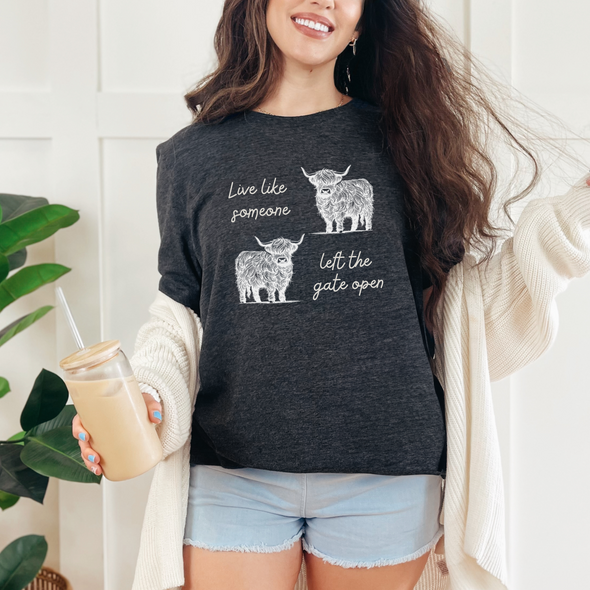 Left The Gate Open Graphic Tee