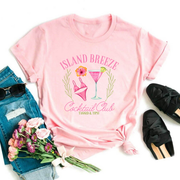 Island Breeze Cocktail Club Graphic Tee