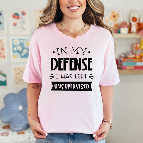 I Was Left Unsupervised Graphic Tee
