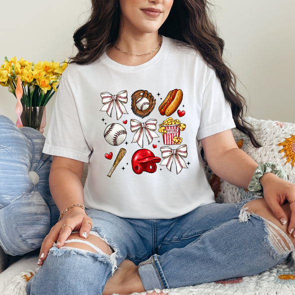 Ball Game Coquette Graphic Tee