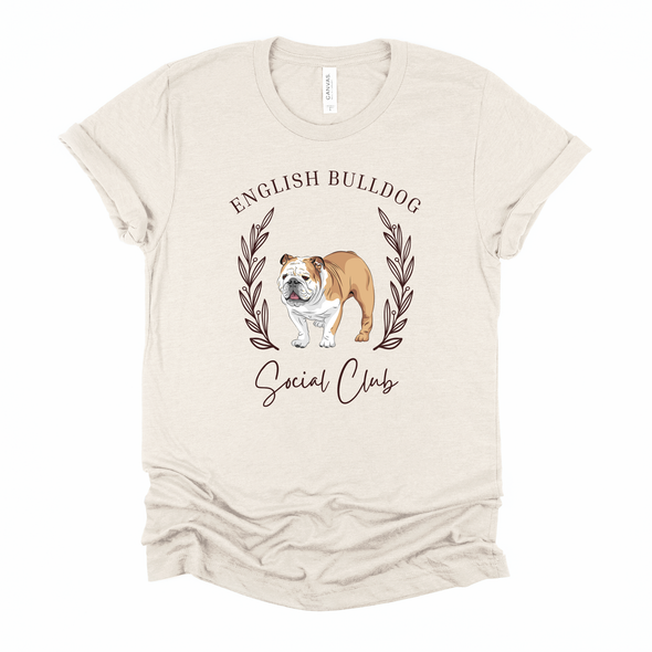 English Bulldog Social Club Graphic Tee