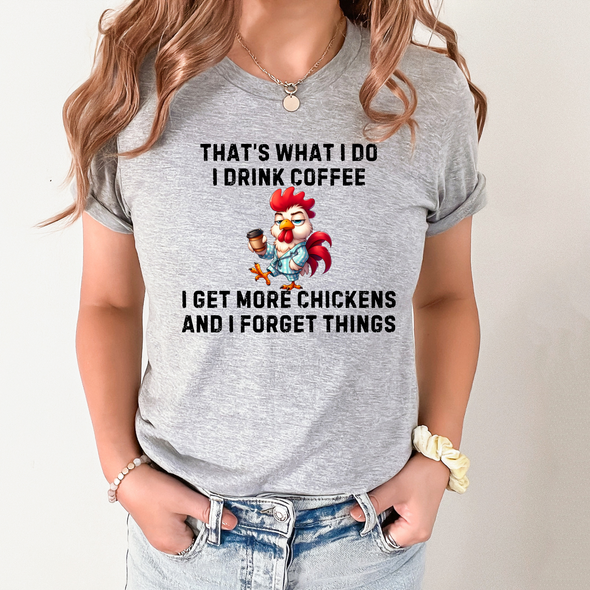 Coffee & Chickens Graphic Tee