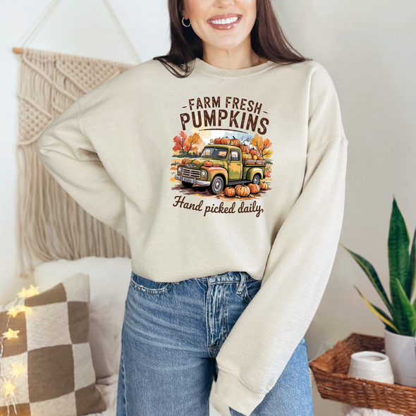 Farm Fresh Pumpkins Sweatshirt
