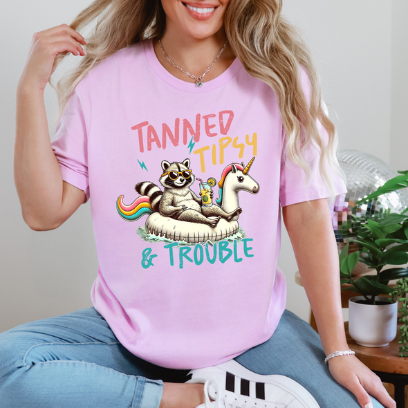 Tipsy and Trouble Graphic Tee