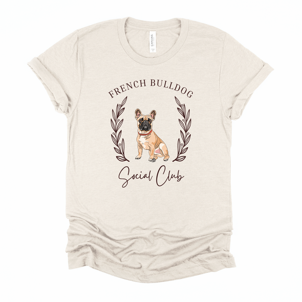 French Bulldog Social Club Graphic Tee