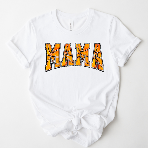 Basketball Mama Faux Patch Graphic Tee