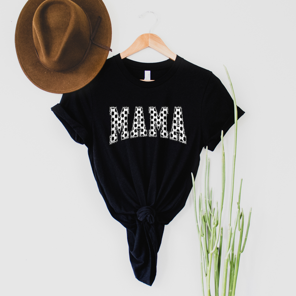 Soccer Mama Faux Patch Graphic Tee