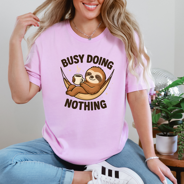 Busy Doing Nothing Graphic Tee