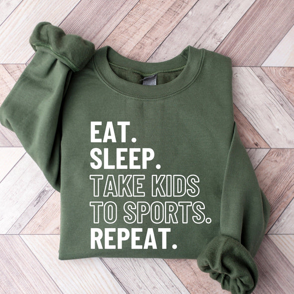 Take Kids To Sports Repeat Sweatshirt