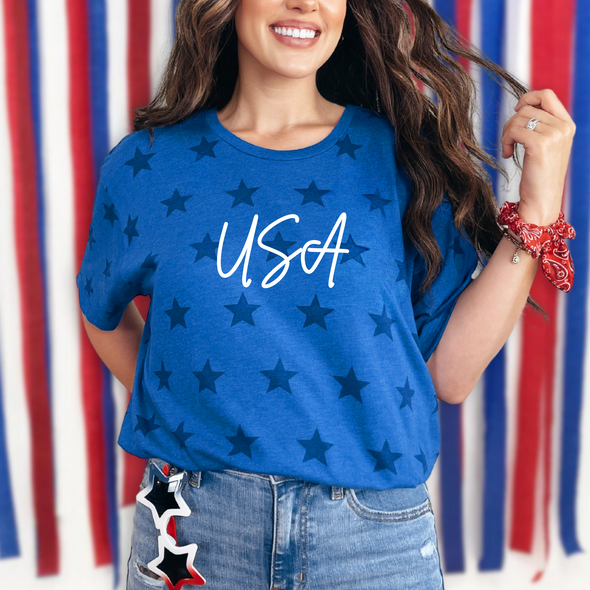 USA Star Graphic Tee