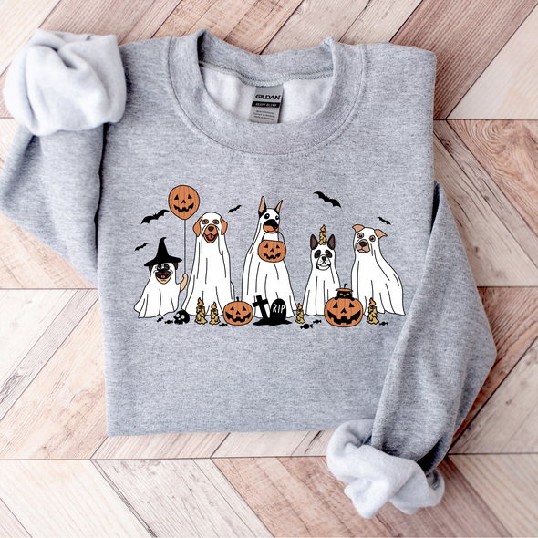 Halloween Dogs Graphic Tee and Sweatshirt