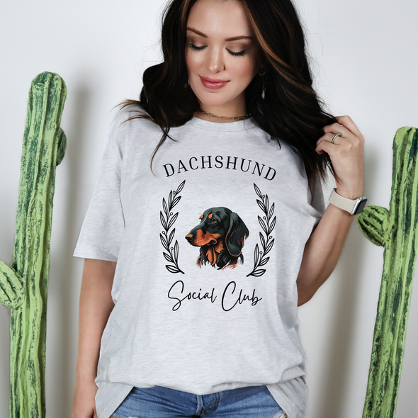 Dachshund Social Club Graphic Tee