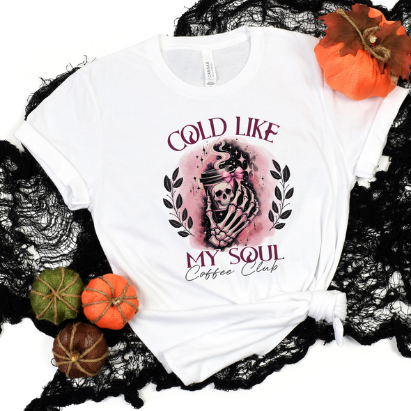 Cold Soul Coffee Club Graphic Tee and Sweatshirt