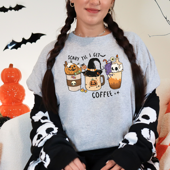 Scary Coffee Graphic Tee