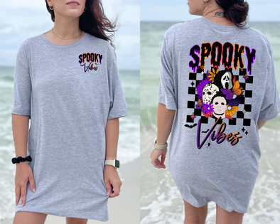 Horror Spooky Vibes Graphic Tee