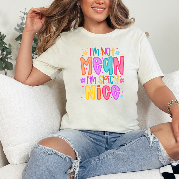 I'm Not Mean Graphic Tee