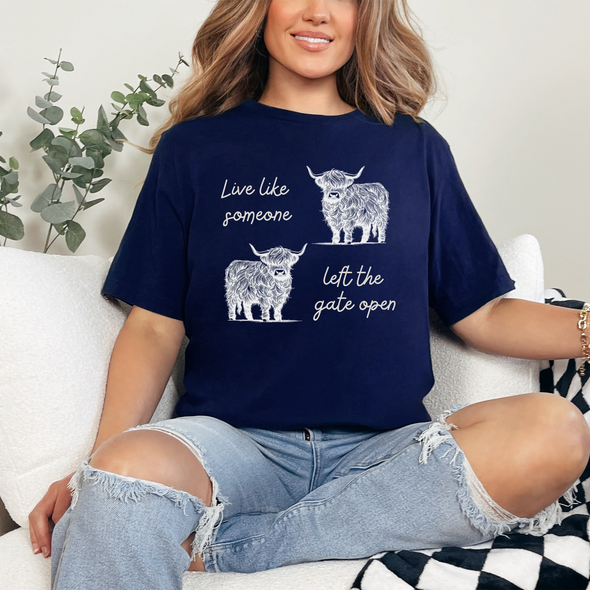 Left The Gate Open Graphic Tee