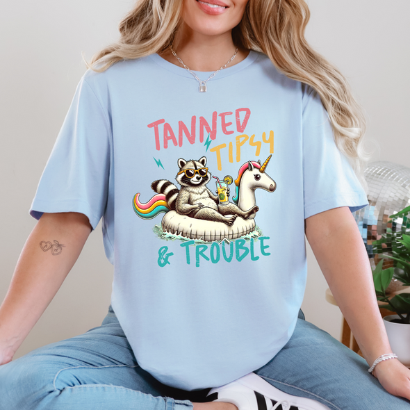 Tipsy and Trouble Graphic Tee