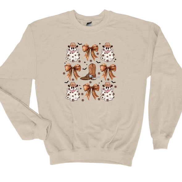 Ghost Cowboy Coquette Graphic Tee or Sweatshirt