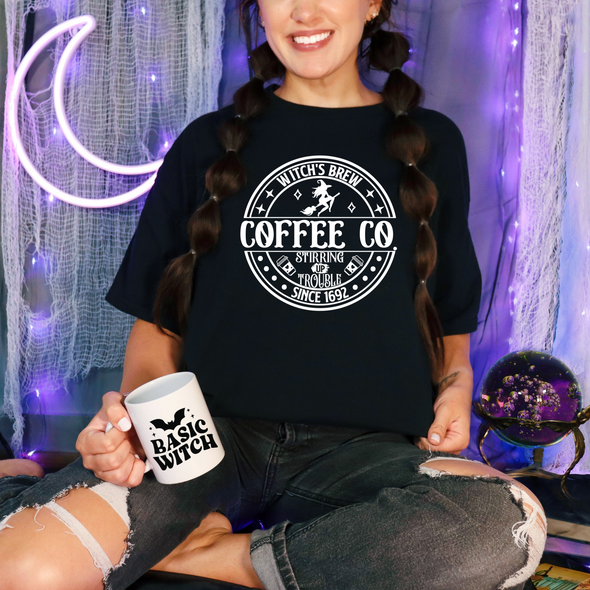 Witches Brew Coffee Co. Graphic Tee and Sweatshirt