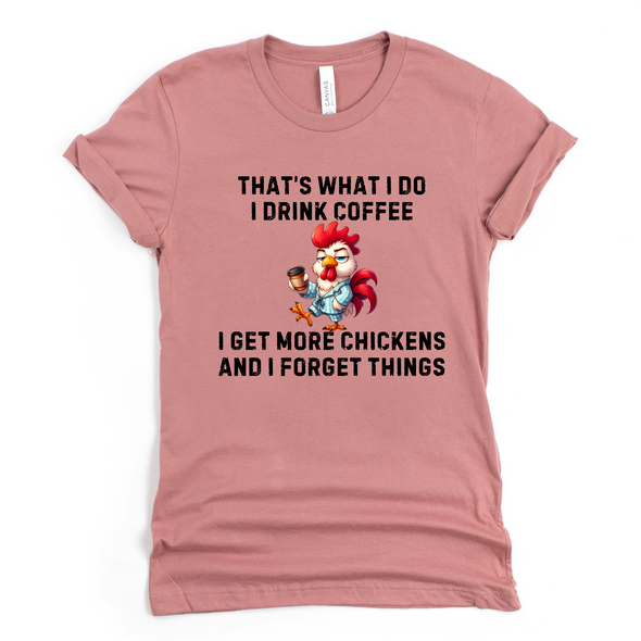 Coffee & Chickens Graphic Tee
