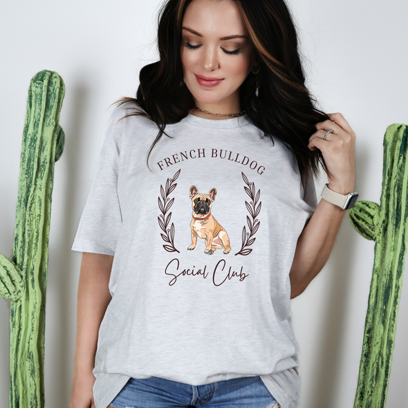 French Bulldog Social Club Graphic Tee
