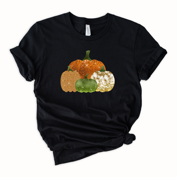 Bling Pumpkins Graphic Tee and Sweatshirt