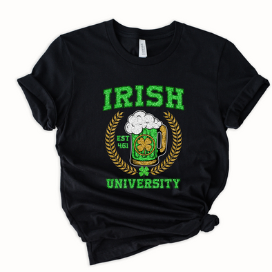 Irish University Bling Graphic Tee and Sweatshirt