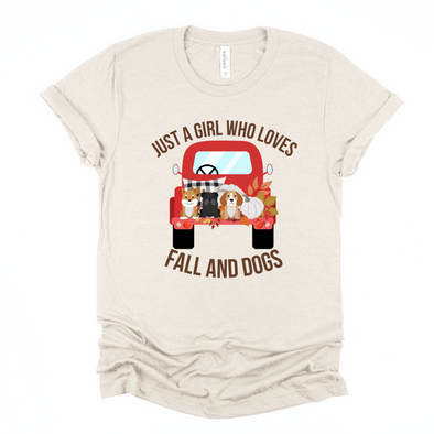 Fall and Dogs Graphic Tee