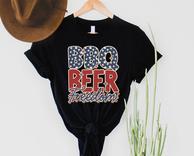 BBQ & Freedom Graphic Tee