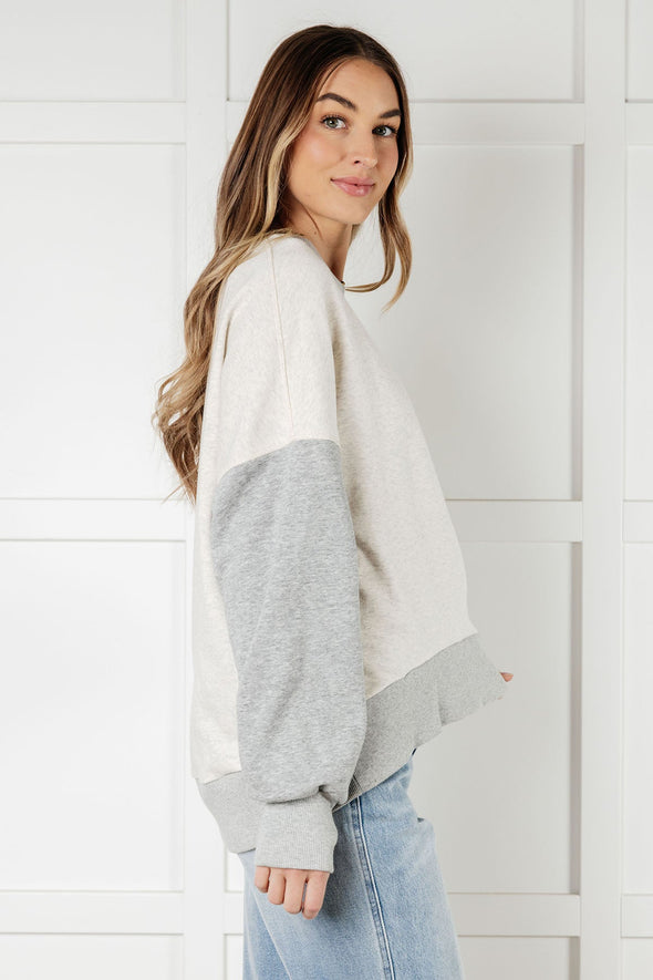 Bring It Together Color Block Pullover