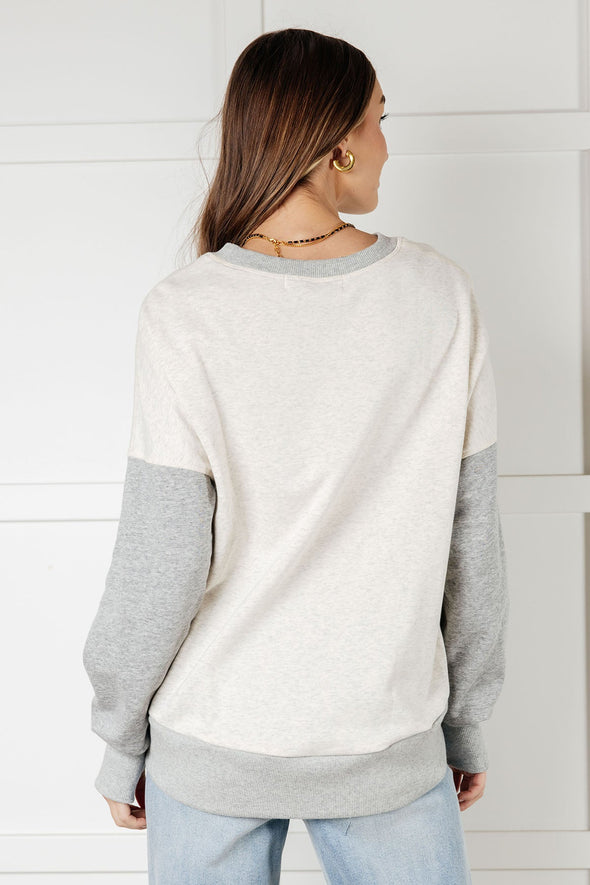 Bring It Together Color Block Pullover