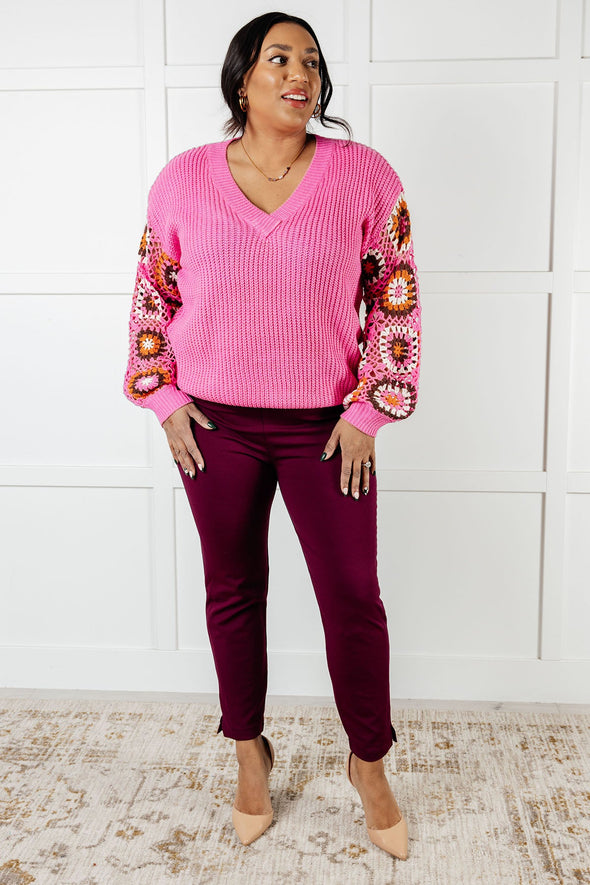 Can't Stop This Feeling V-Neck Knit Sweater
