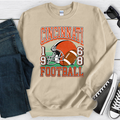 Cincinnati Retro Football Sweatshirt