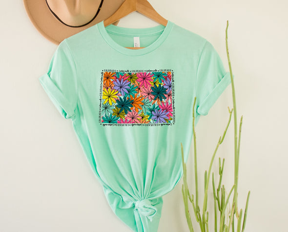 Colorado Floral Graphic Tee