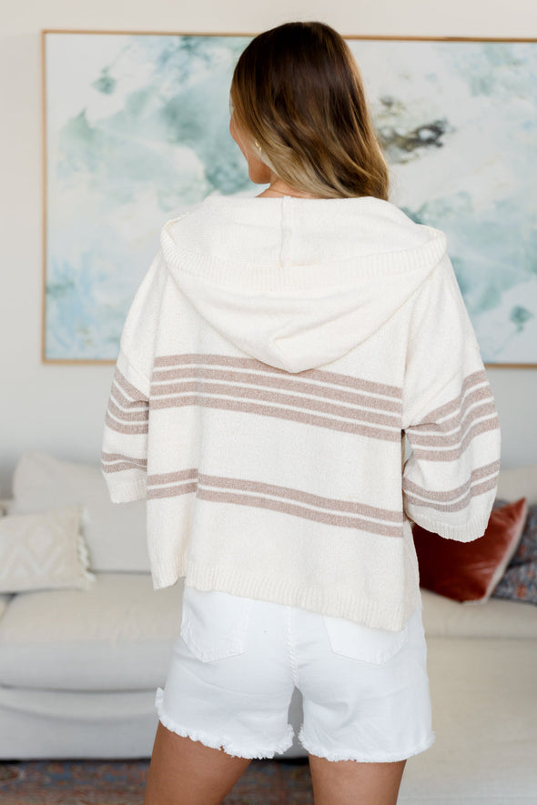 Don't Forget The Cold Foam Striped Hoodie
