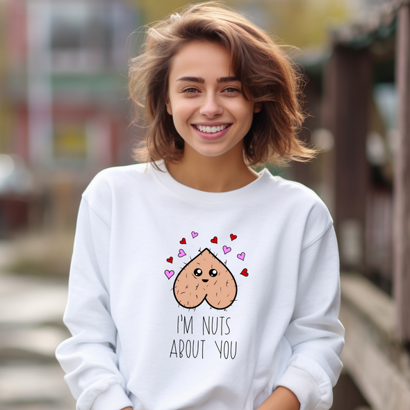 Nuts About You Graphic Tee and Sweatshirt