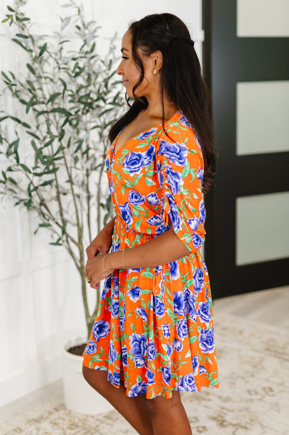 Frock Star V-Neck Skort Dress