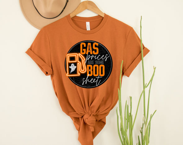 Gas Prices Are Boo Sheet Graphic Tee