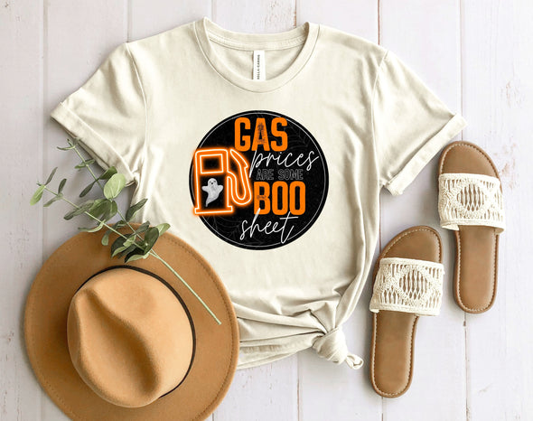 Gas Prices Are Boo Sheet Graphic Tee