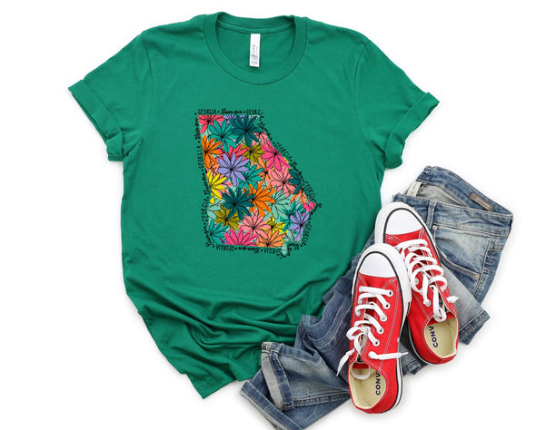 Georgia Floral Graphic Tee