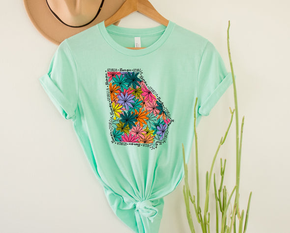 Georgia Floral Graphic Tee